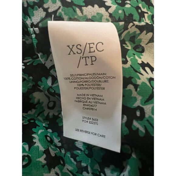 Cabi Women's Sophia Green Plaid Tweed Button Up Library Jacket Style #5653 Sz XS - Picture 7 of 8